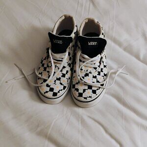 Vans daisy and checker printed sneakers